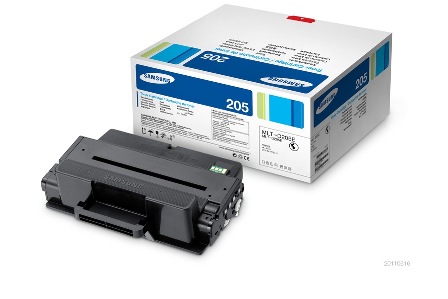 Svart Lasertoner MLT-D205E D205E Dynamisk Svart