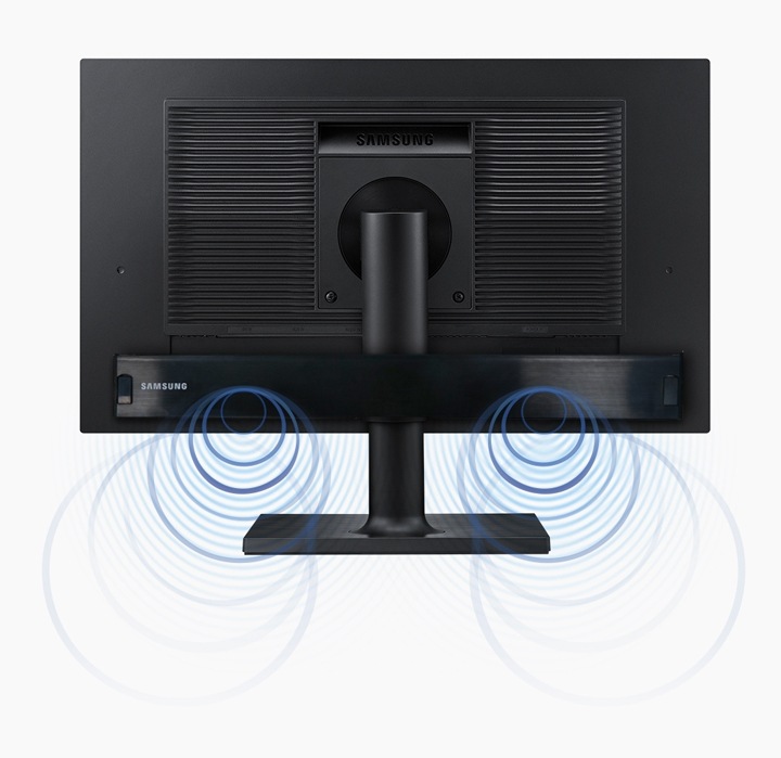 Optional mountable USB soundbar 
