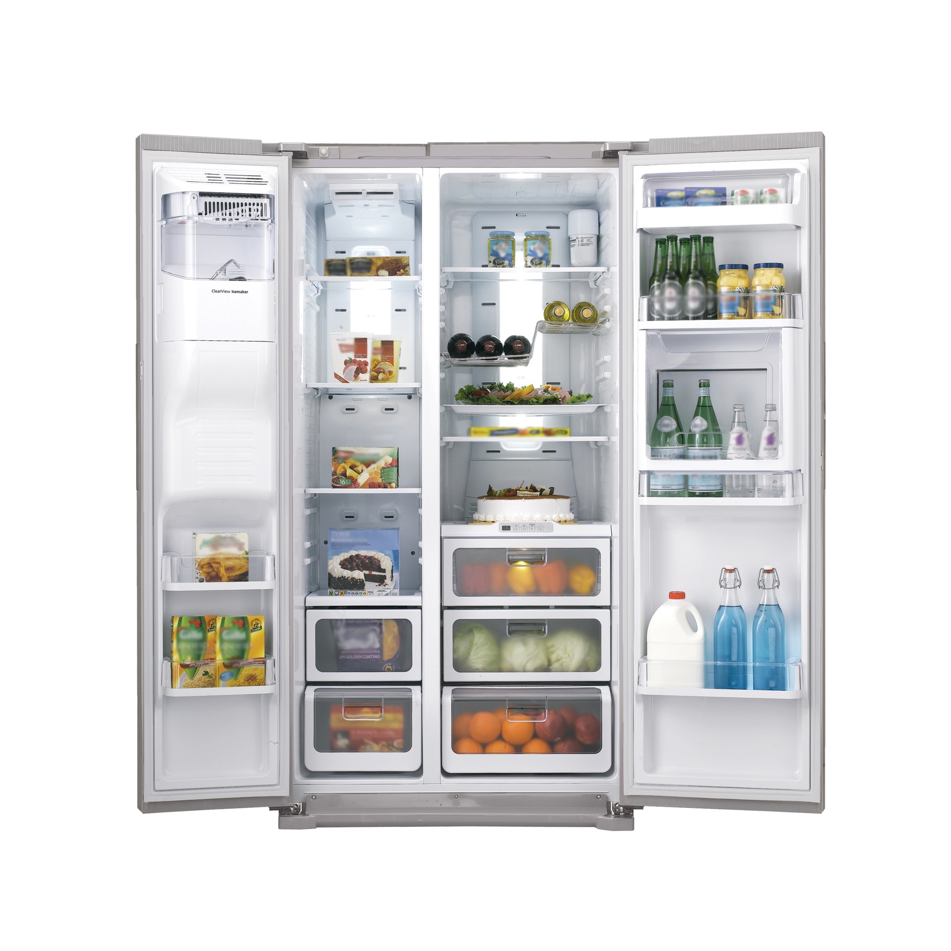 Samsung SRS606DHLS Hseries side by side refrigerator RS22HZNSL1/XSA