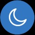 Illustrated icon representing Low Light Low light selected
