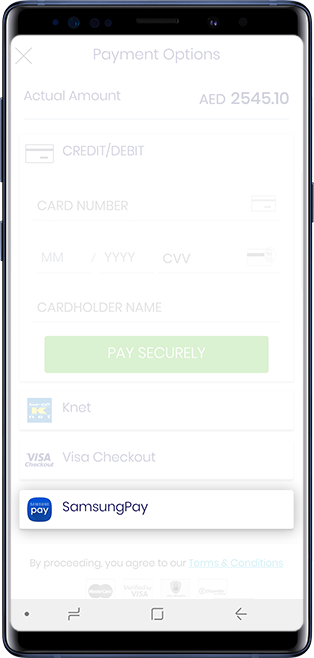 In-app checkout