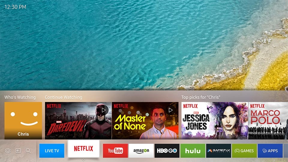 Smart Hub Samsung SUHD TV