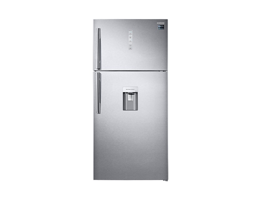 A front view of the Samsung top-mounted freezer refrigerator