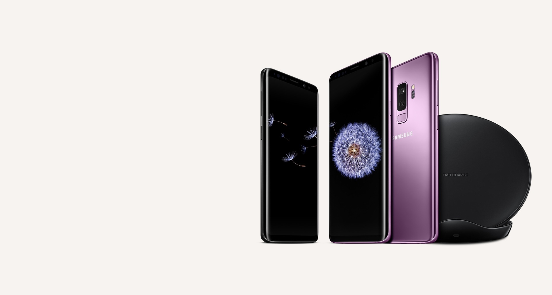 اشترِ +Galaxy S9 | S9 ومعه قاعدة الشحن اللاسلكي السريع مجاناً (بقيمة 272 درهم)