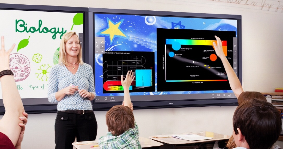 Dispensez des cours qui impressionnent grâce au logiciel avancé MagicIWB I2 de Samsung