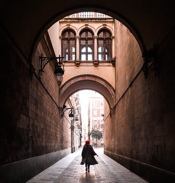 Photographie urbaine de Barcelone prise avec un Samsung Galaxy S9+