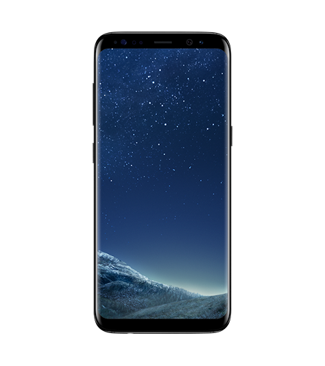 Galaxy S8_noir_vue frontale