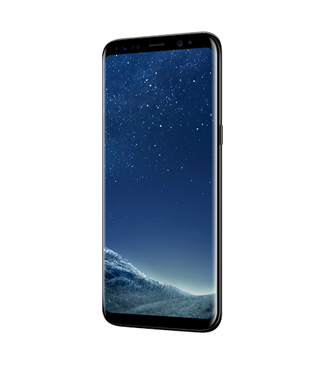Galaxy S8_noir_vue frontale