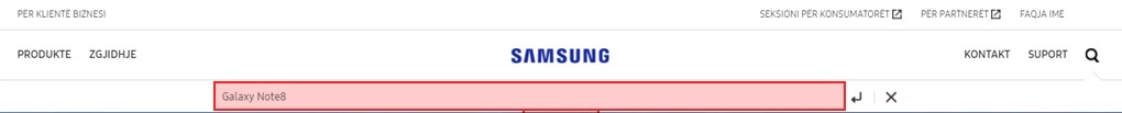sub menus area on global navigation bar
