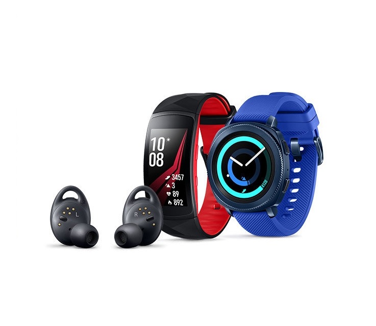 Zbuloni Samsung Gear, VR, Gear 360, Gear IconX, Gear S3, Gear Sport, Gear Fit2 Pro