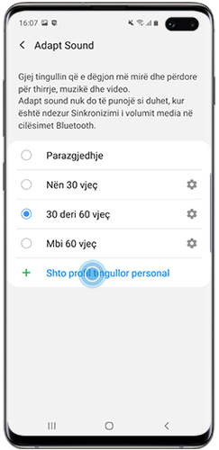 Klikoni Add personalised sound profile