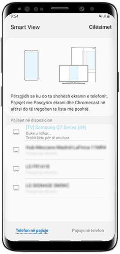 Zgjidhni QLED nga lista