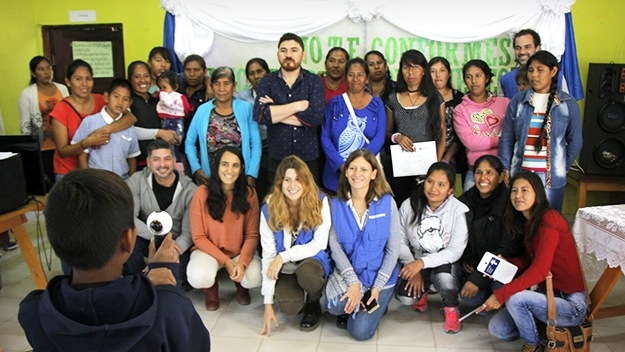 Esta imagen muestra los pueblos beneficiados en Nanum Village de ciudadanía corporativa.