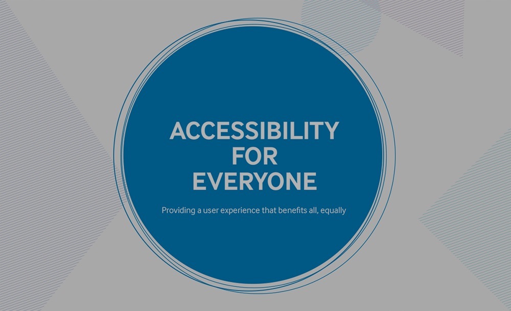 accesibilidad para todos Brindamos una experiencia del usuario que beneficia a todos por igual