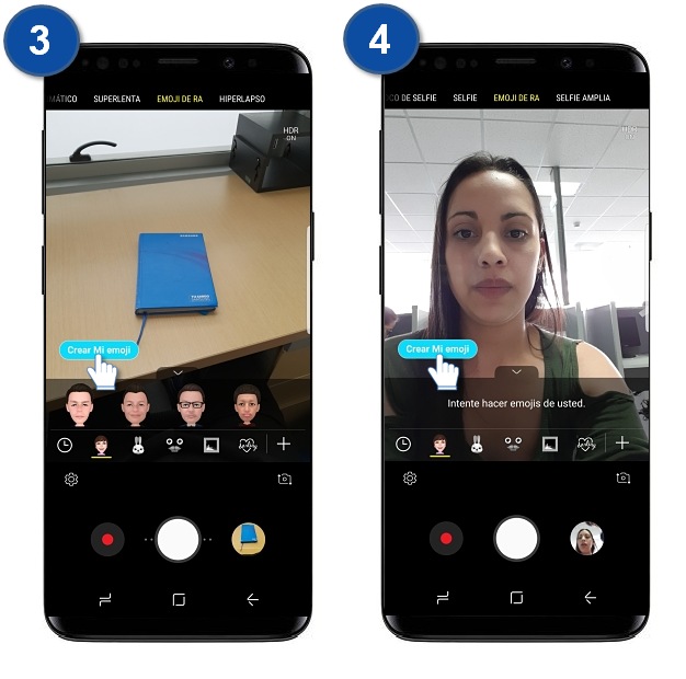Samsung Galaxy S9 / S9+: ¿Cómo crear mi propio Emoji?