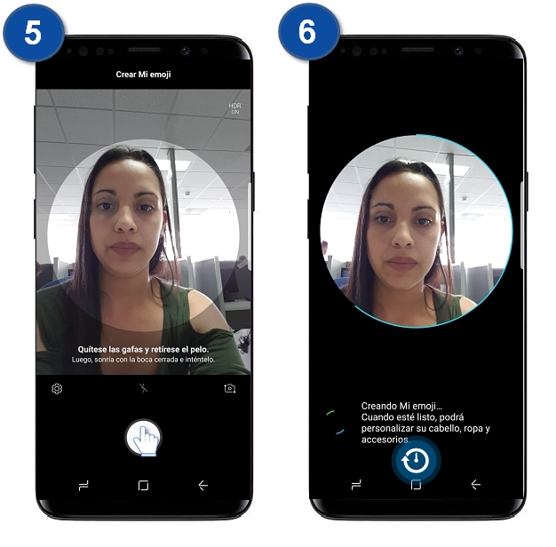 Samsung Galaxy S9 / S9+: ¿Cómo crear mi propio Emoji?