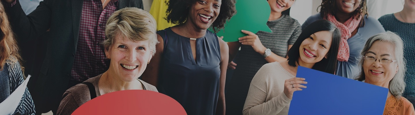 Ein zentrales visuelles Bild der Seite „Kommunikation und Engagement“