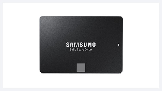Ein Foto des SSD 850 EVO 250 GB