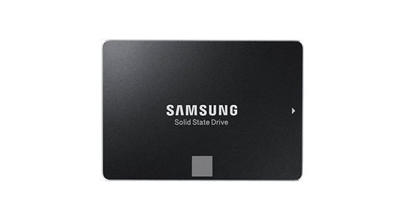 Produktabbildung eines Solid State Drives (SSD) von Samsung