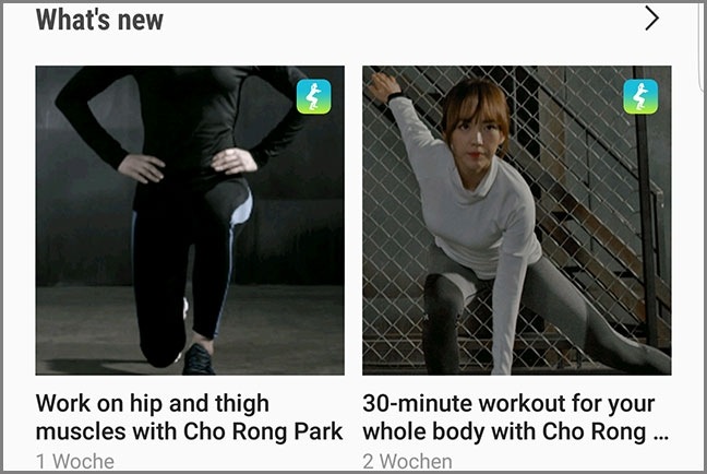 Samsung Health Video