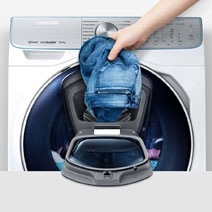 Samsung QuickDrive™: Saubere Wäsche doppelt so schnell