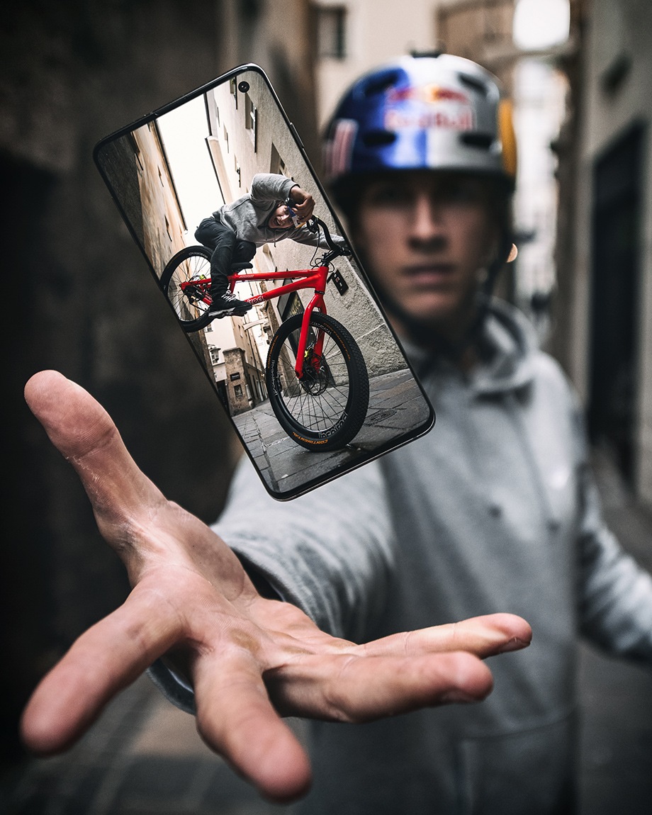 Fabio Wibmer avec Galaxy S10