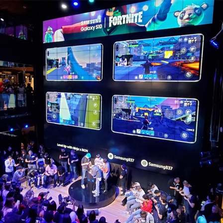 Das Publikum beim Fortnite-Turnier im Samsung 837 in New York