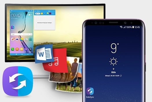 Abbildung SideSync App SideSync Bild