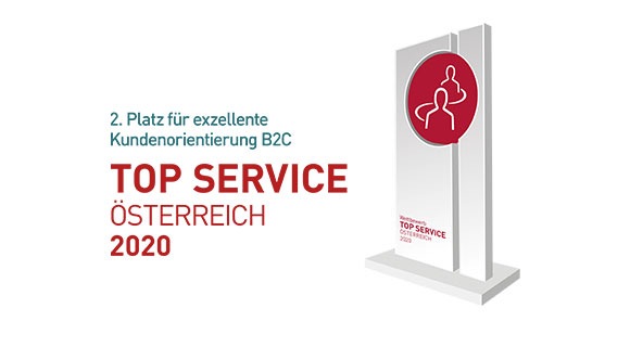 Award Top Service Österreich 2020