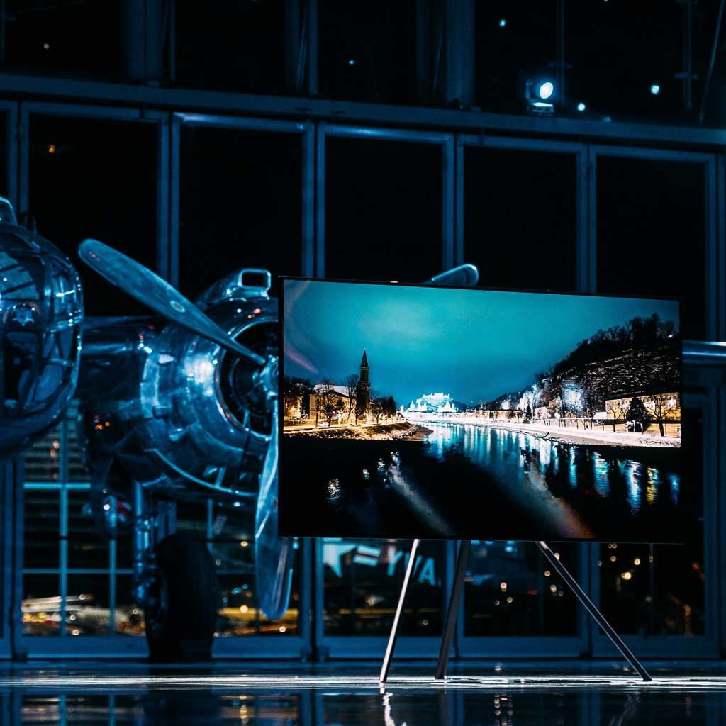 Samsung QLED TV: Videodreh im Hangar-7