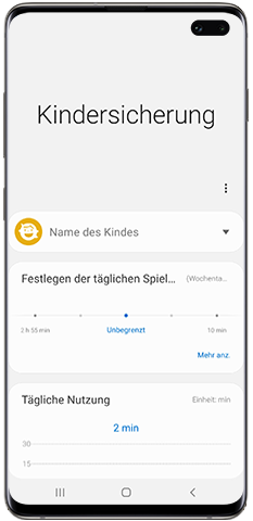 Samsung Galaxy - Kindersicherung einrichten