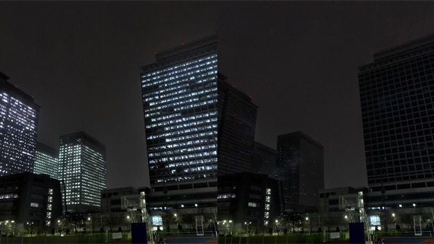 A photo of Korean worksites attending "Turn Off Your Lights"