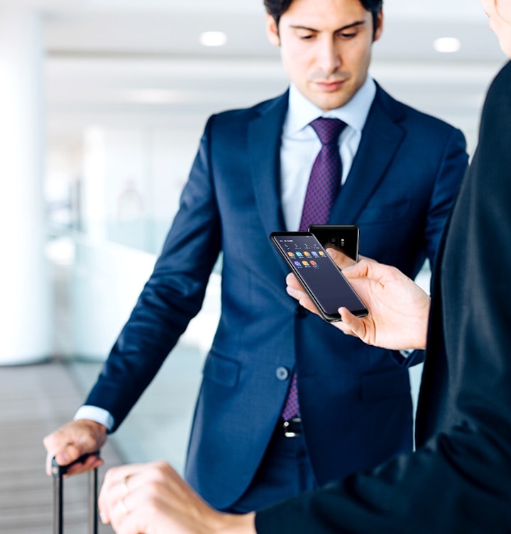 An Image of man and woman using Knox to work