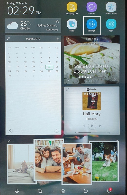 Samsung fridge family hub