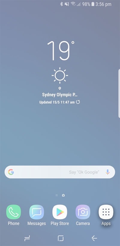 Home Screen