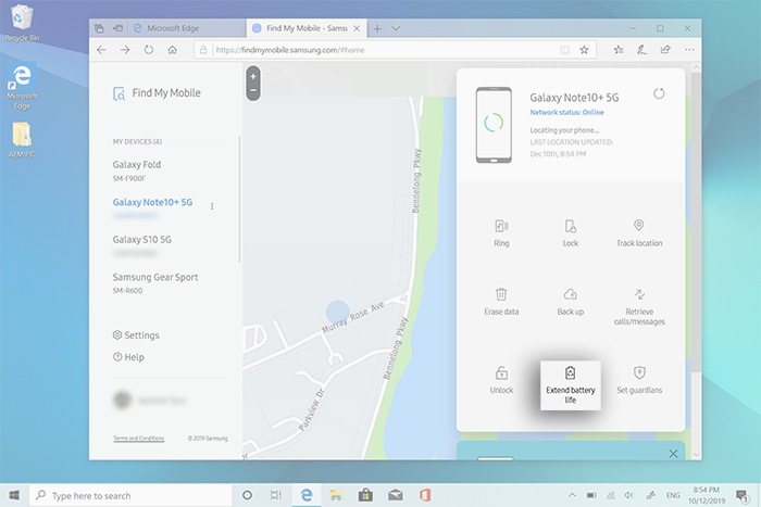 Click on Extend battery life