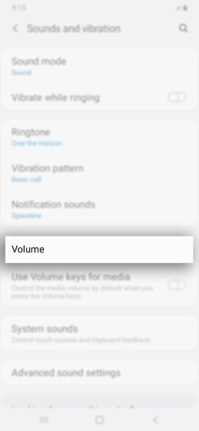Select Volume