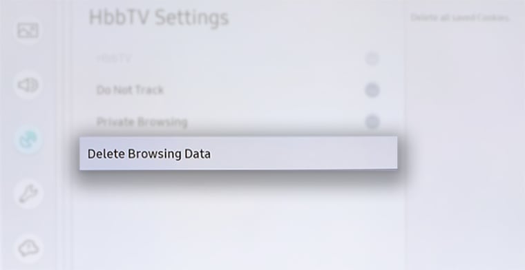Delete Browsing Data