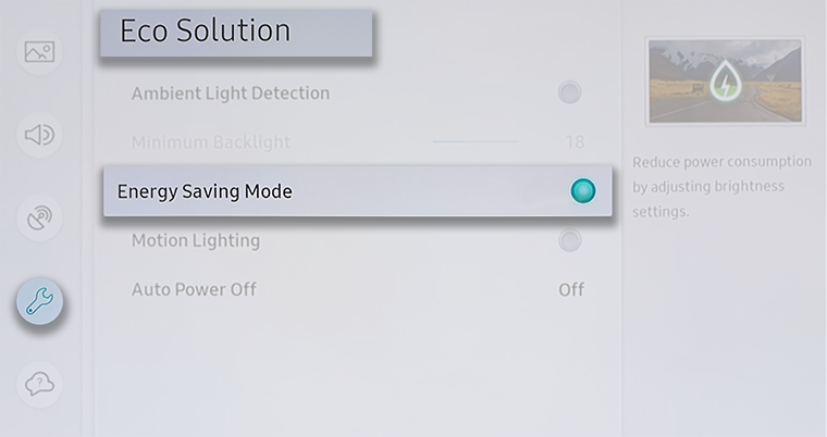 Energy Saving Mode.