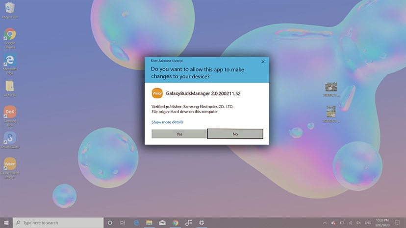 Allow the pop up permissions