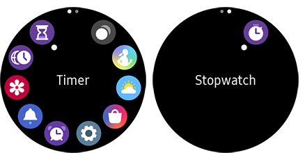 Viewing apps list when watch isn't connected to a mobile device