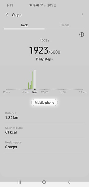 Select Mobile phone