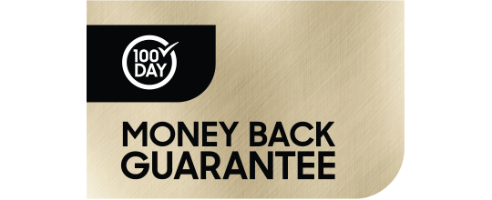 100 day money back guarantee