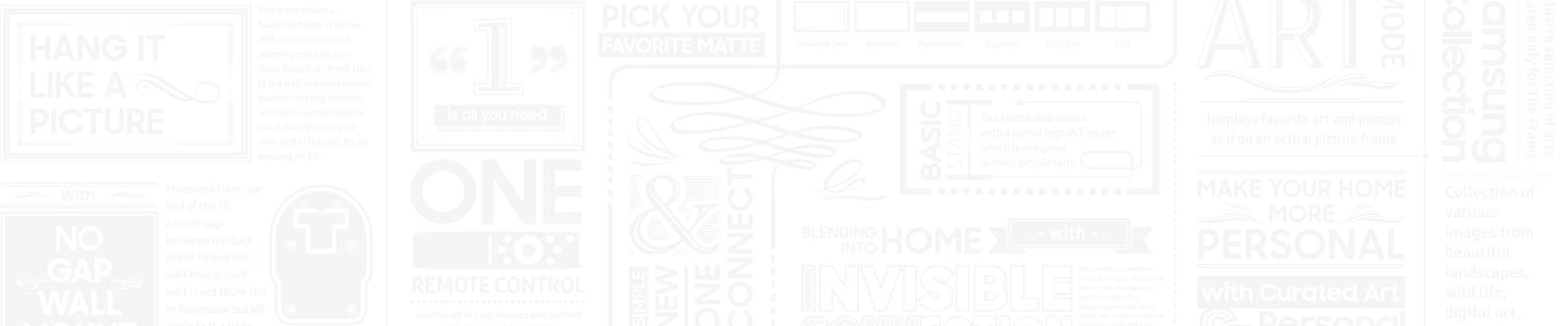 Image of The Frame TV logo background