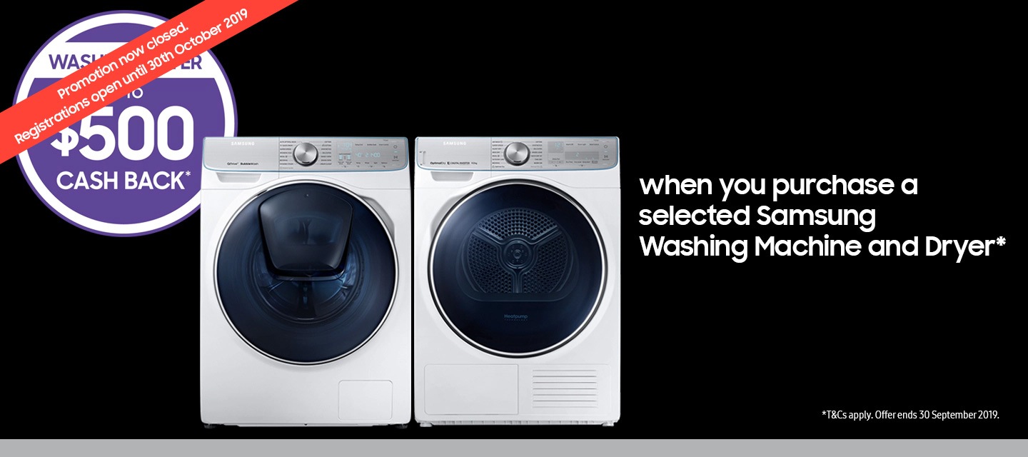 Samsung laundry bundle cashback
