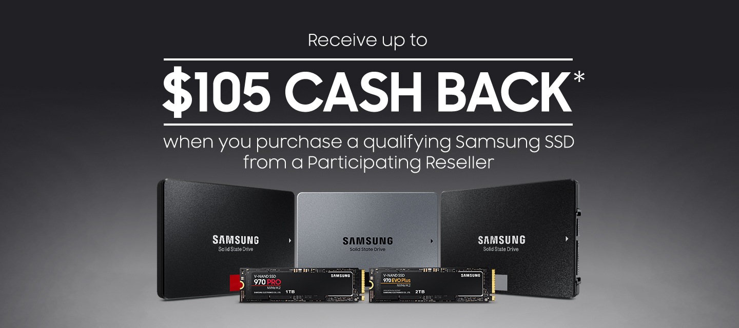 Samsung SSD Year End Cashback Offer