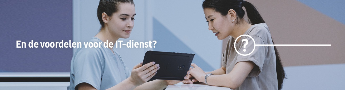 En de voordelen voor de IT-dienst