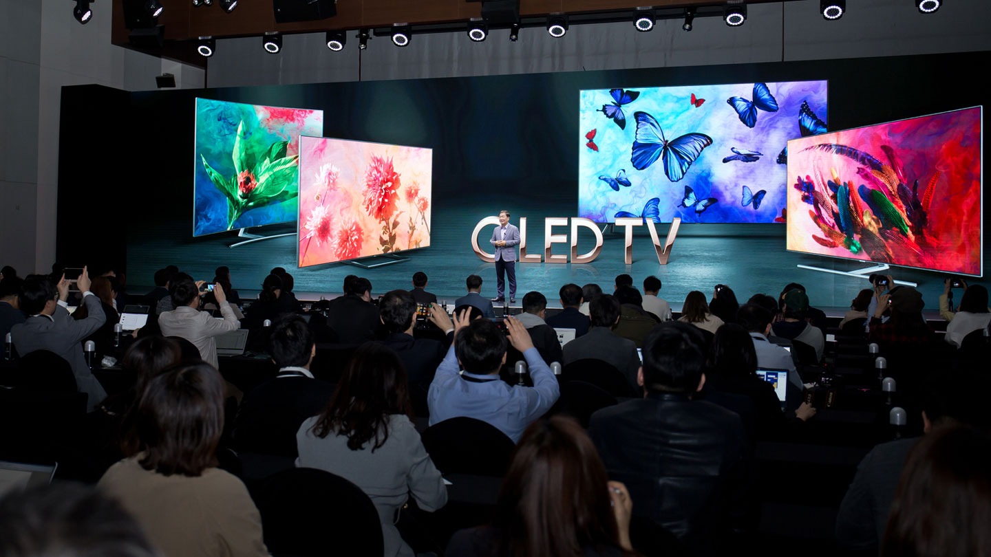 Met groot enthousiasme ontvangen: QLED TV 2018 Met groot enthousiasme ontvangen: QLED TV 2018
