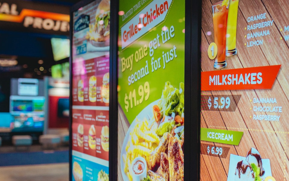 QSR-sales stijgen met juiste signage-strategie QSR-sales stijgen met juiste signage-strategie