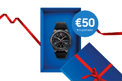 Gear S3 50 euro terugbetaald Samsung promotie